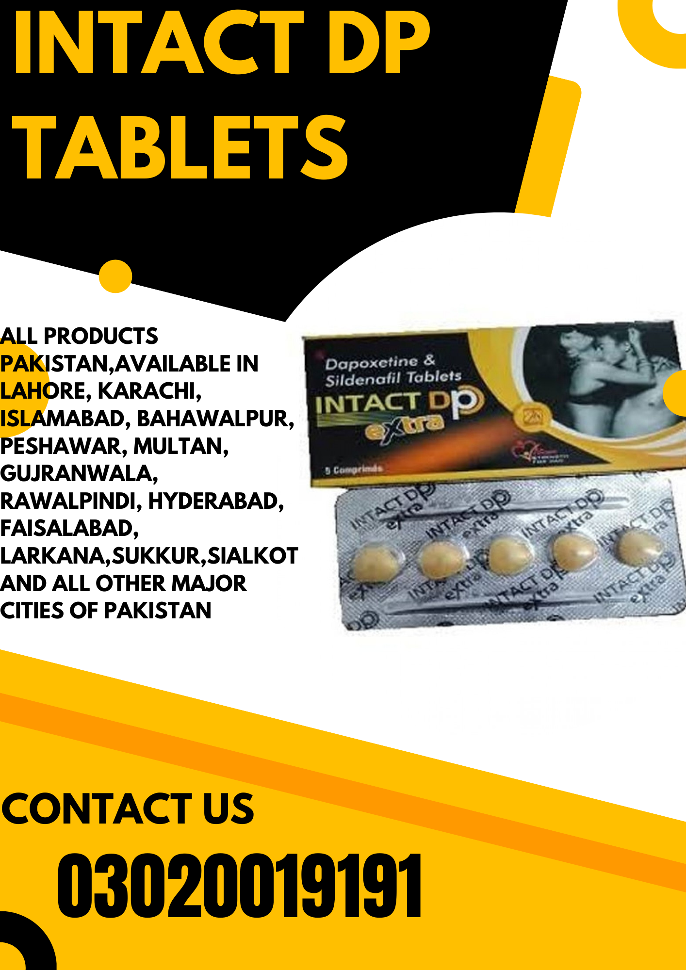 INTACT DP TABLET PRICE INKamber Ali Khan	 |03020019191